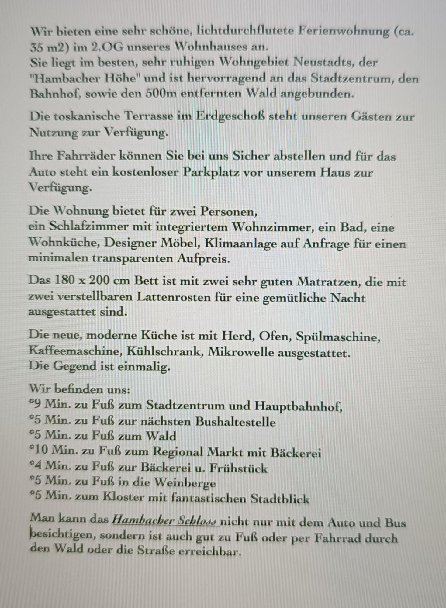 Ferienwohnung Forest & Wein Neustadt an der Weinstraße المظهر الخارجي الصورة